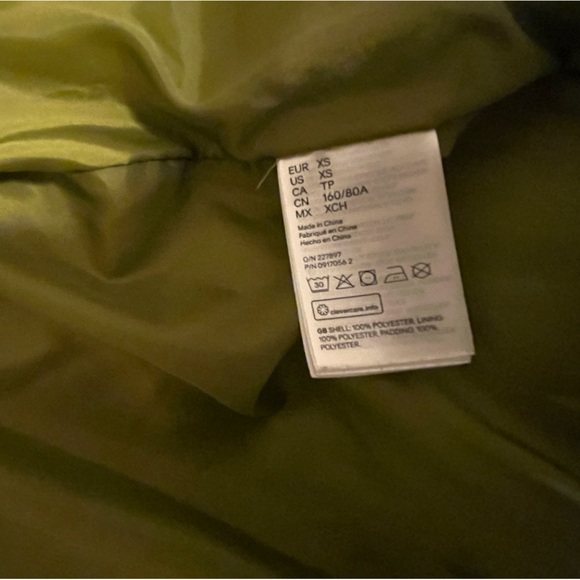 NWOT Kangol x H&M Reflective Hi-Vis Puffer Jacket Coat size XS - Picture 11 of 13